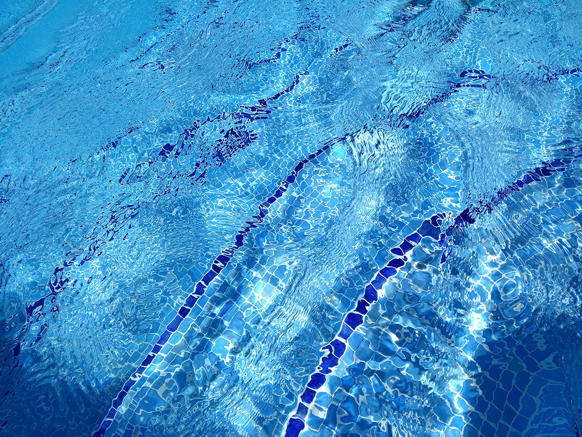 Sparkling Blue Pool Tile